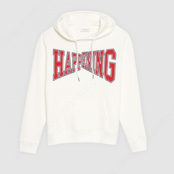 NWT SANDRO HOODED SWEATSHIRT size1 - Picture 11 of 11